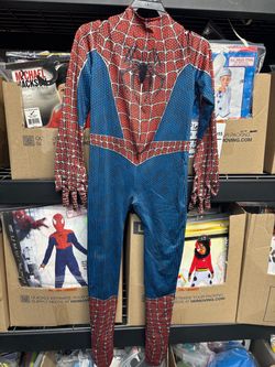 Kids Fitted Spiderman Suit size 6-8. Mask not included