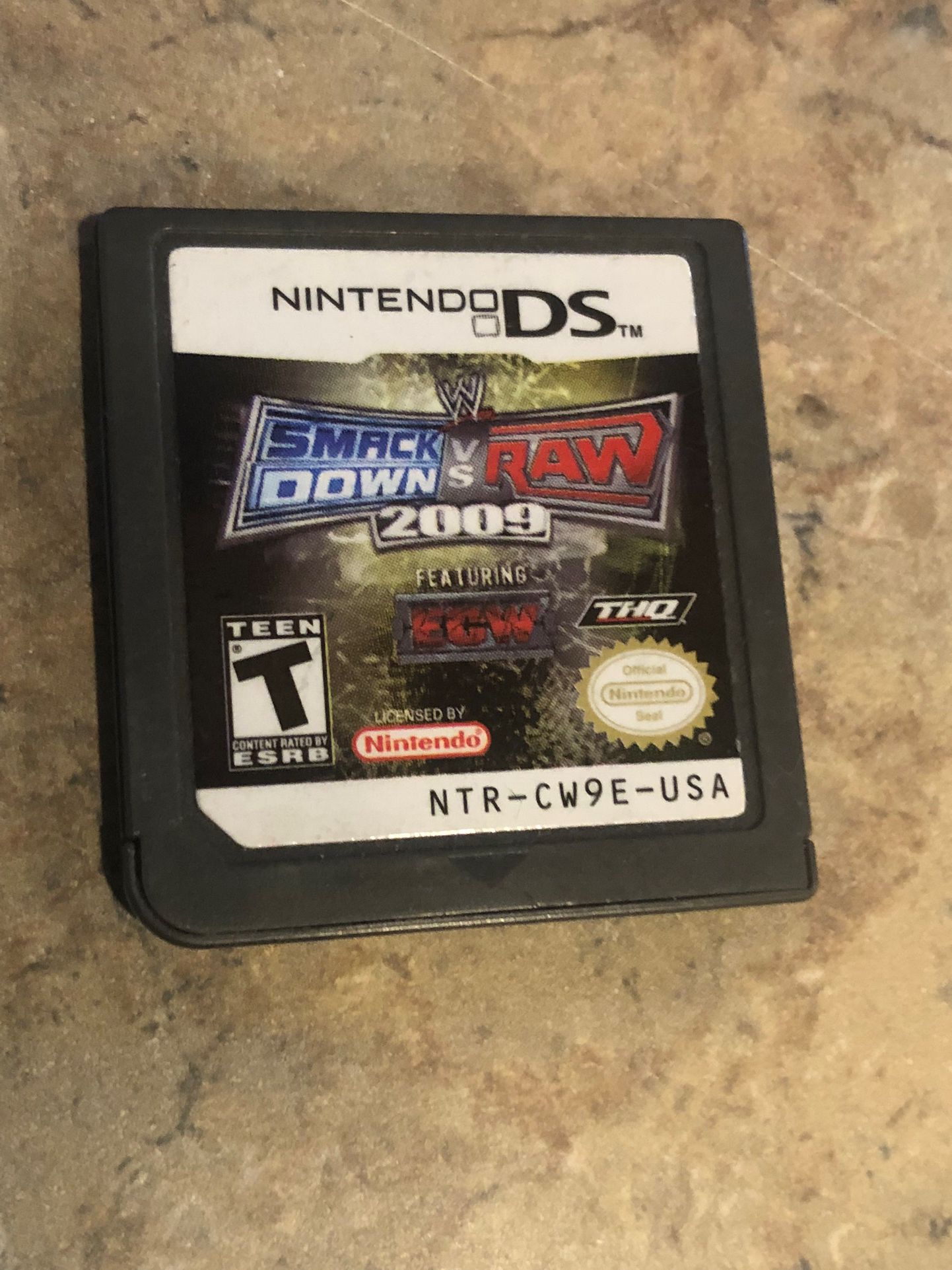 Smack Down Vs Raw 2009 Nintendo DS Cartridge Only