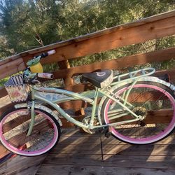 Women's Margaritaville Cruiser Bike 26" Perfect Fit Frame, Green