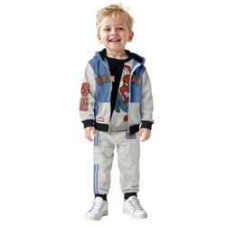 Marvel Spider-man Kids 3-piece Full Zip Set Size 3T