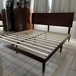 King Size Bed Wood Frame 