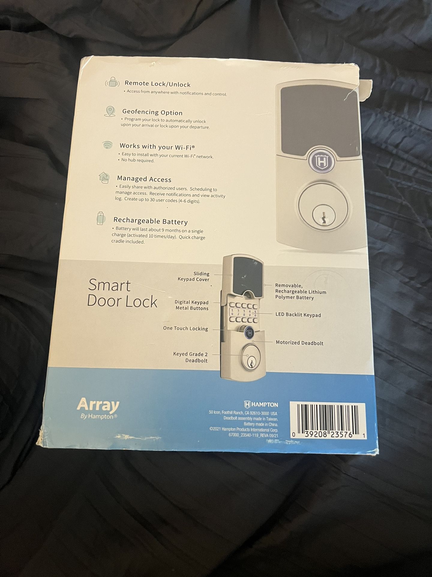Array Smart Door Lock Satin Nickel - Brand New