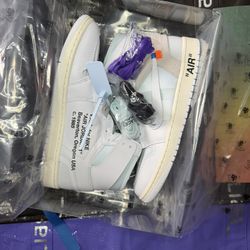 Jordan 1 Retro High Virgil Abloh Archive Alaska Sizes Available 11.5 And 14