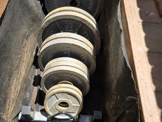 Olympic Powerlif Staff, Plate and Bar