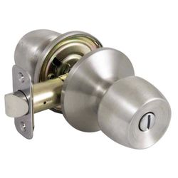 Stainless Steel Entry Door Knobs Lock Privacy Home/Office/Commercial Room Room Parts Brushed Lockset