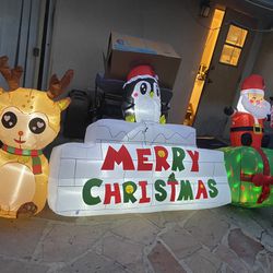 Countdown To Christmas 10 Foot Inflatable Decoration 