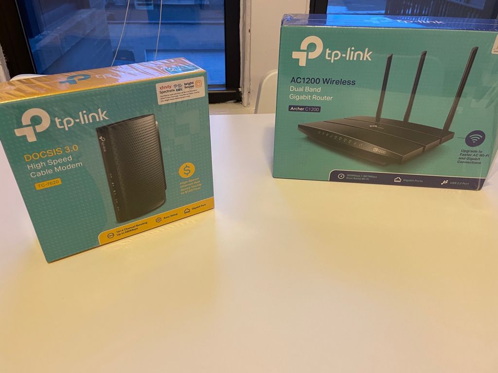 TPLink High Speed Internet Cable and Modem