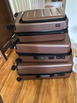 Never used Brown Luggage Set- All Included