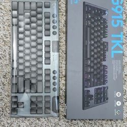 Logitech G915 TKL Tenkeyless Lightspeed Wireless RGB Mechanical Gaming Keyboard

- TACTILE