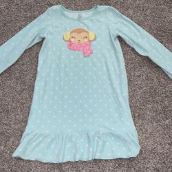 Carters Fleece Nightgown Size 8-10