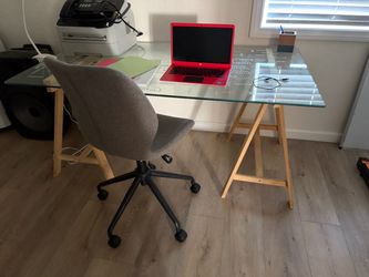 Desk with chair