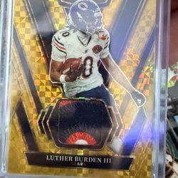2025 Select Luther Burden Rookie Gold Patch 3/10