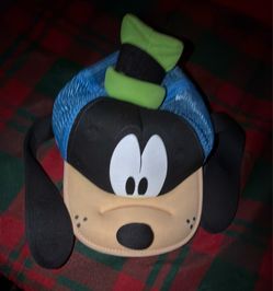 Disney Parks Goofy Face + Ears Adjustable SnapBack Hat | Fast Shipping Mint