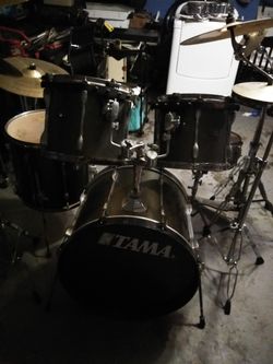 **** Tama Five piece Drum set with hardwares and Cymbals Must Sell ********