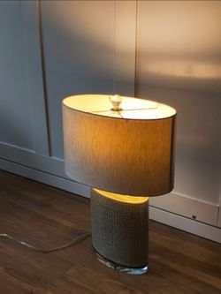 Uttermost Ceramic Table Lamp with Linen Shade