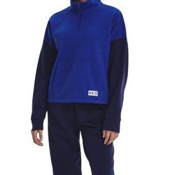 Under Armour Women’s UA Playback Fleece Oversized ¼ Zip Size XL
