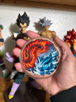 Ice vs fire dragon 10 oz copper round