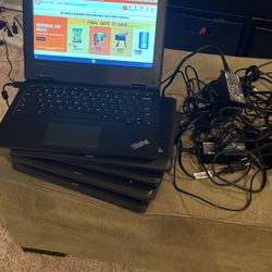 Lot of 24 Lenovo Thinkpad 11E Chromebooks