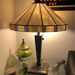 Tiffany Lamp and End Table