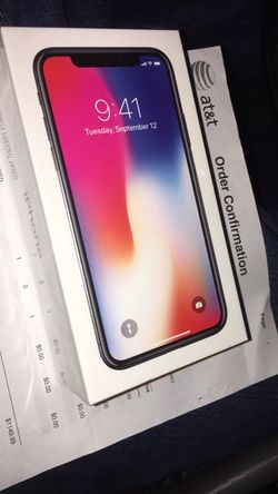 Brand new sealed iPhone X 64gb AT&T