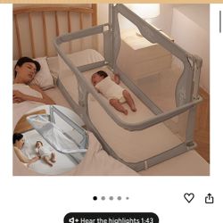 3-in-1 Baby Bassinet Bedside Sleeper