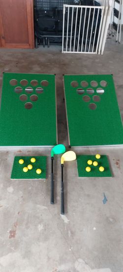 Golf Pong Cornhole Game Set