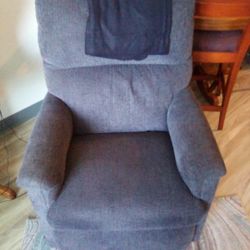 Nice Gray Lazyboy Recliner Lays All The Way Back