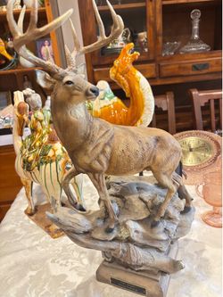 Deer statue