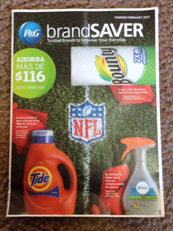 P&G Coupon Inserts Feb Libro de Coupones