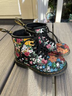 Dr. Martens Floral Boots