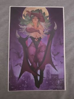 DARKSTALKERS x STREET FIGHTER ROGUES #1 ICKPOT VIRGIN 250 LE NM Morrigan  Comic Street Fighter Udon Capcom