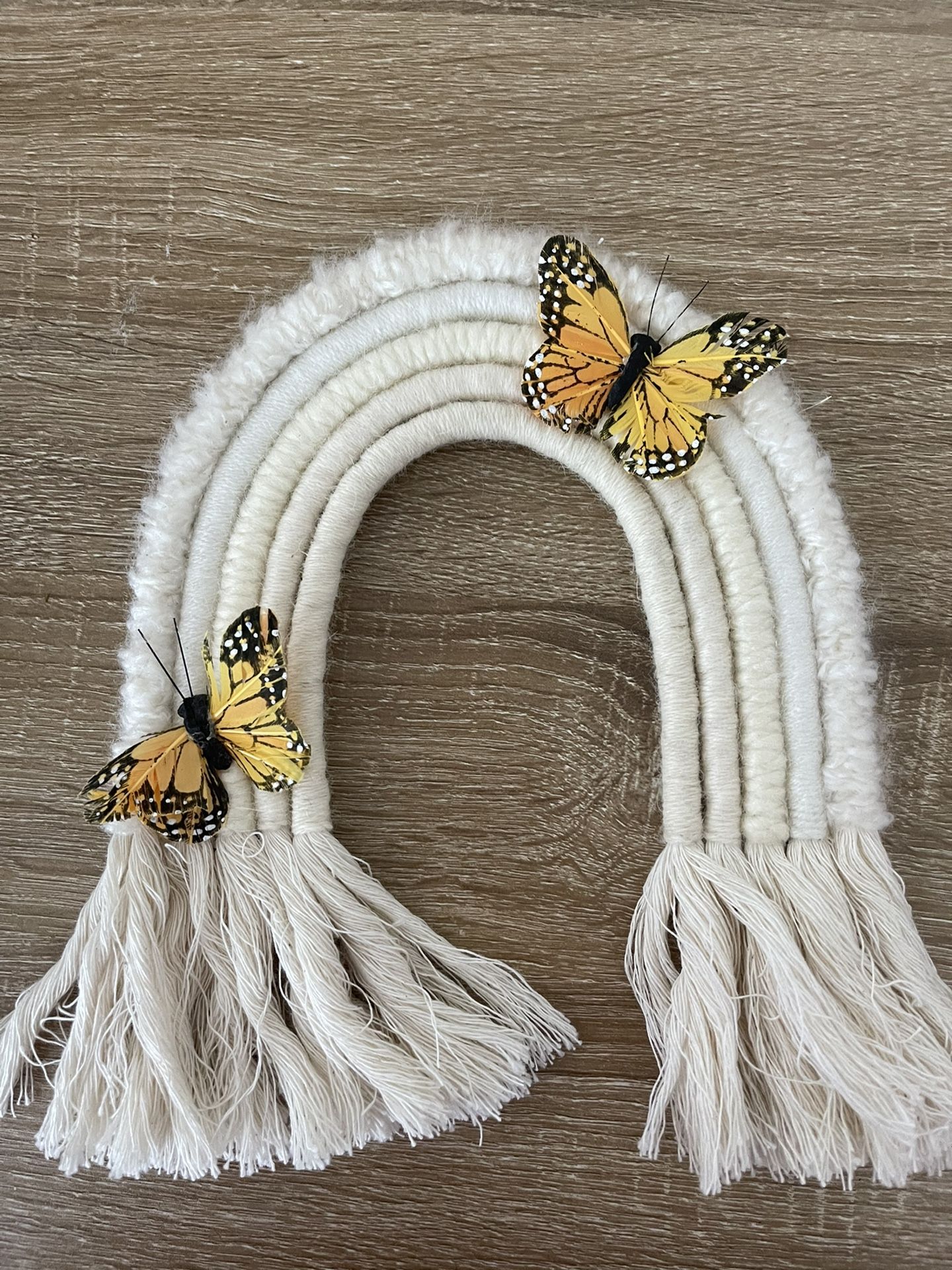 Macrame Butterfly Arch Decor