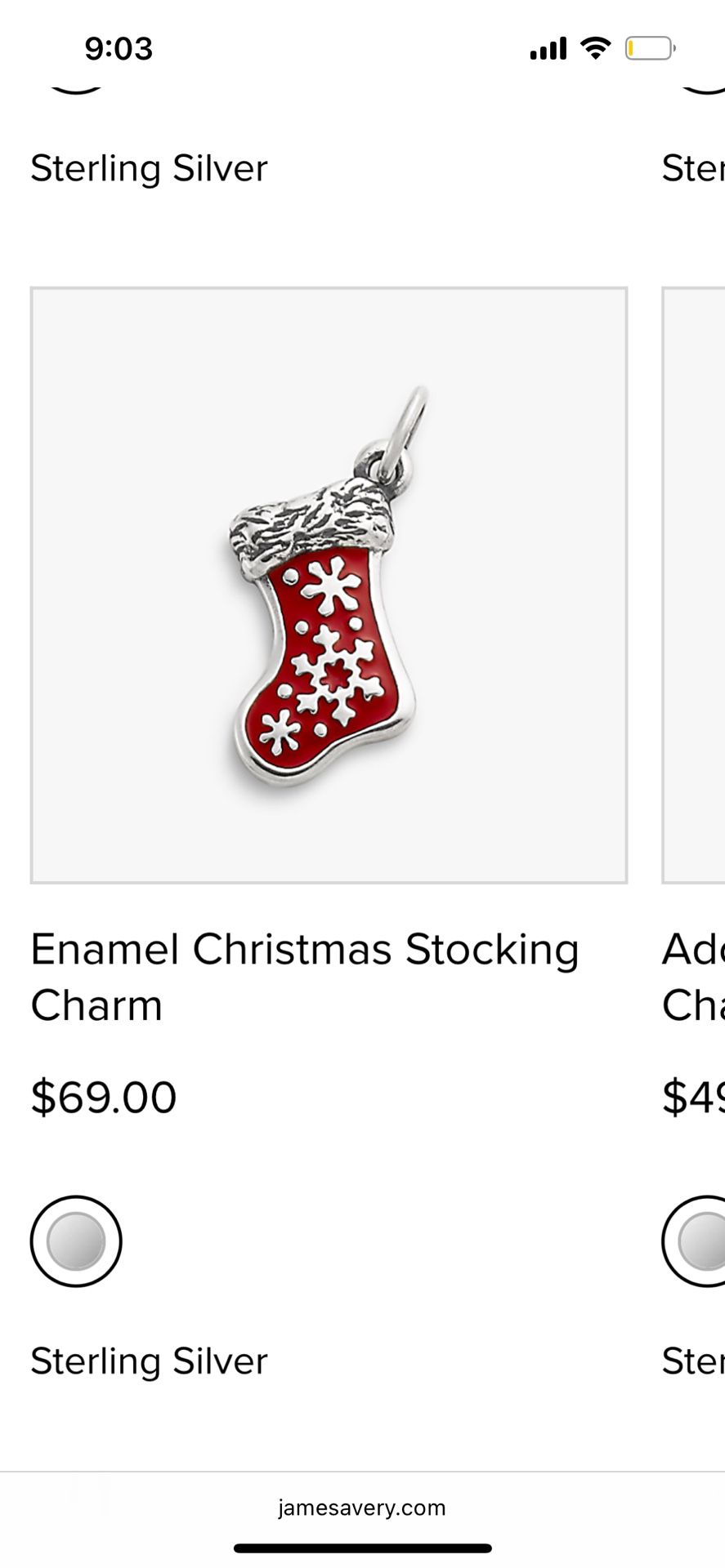 James Avery Charm