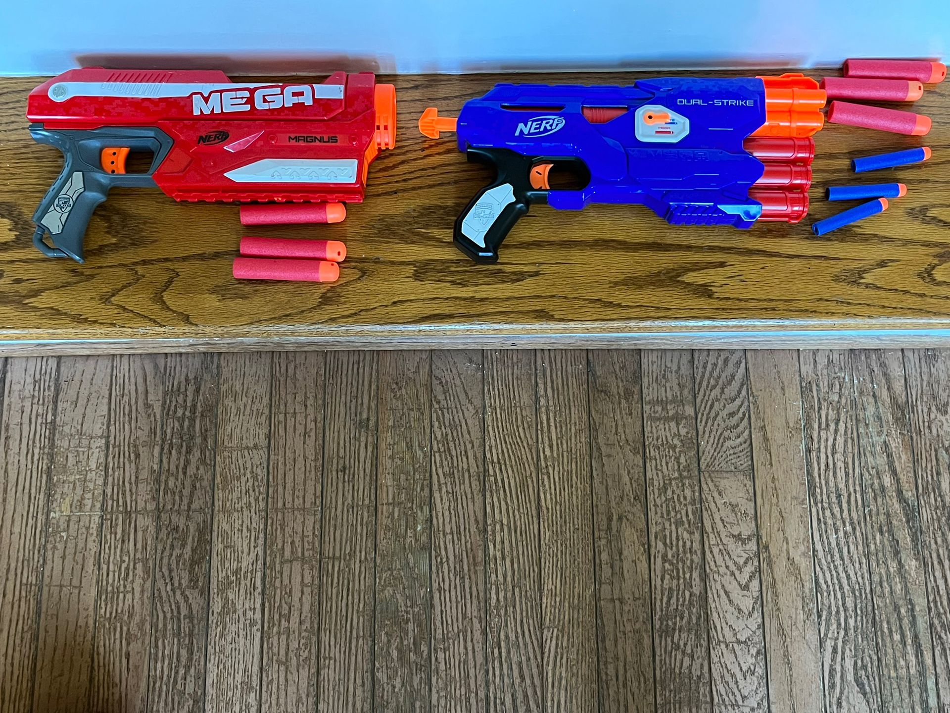 Nerf Gun Set Of Two - Magnus And Dual Strike