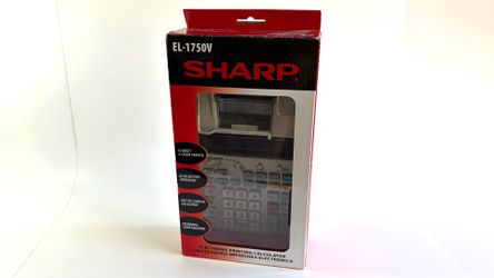 Sharp EL-1750V Electronic Printing Calculator