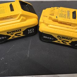 Dewalt  Batteries  10ah  20 Max V