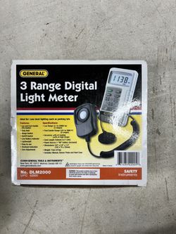 3 Range Digital Light Meter 
