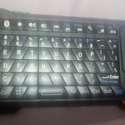 Mini Bluetooth Keyboard w/ built - in Touchpad. Black