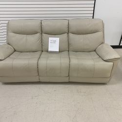 Messina leather sale power reclining sofa