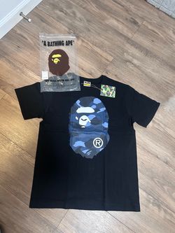 blue bape tee