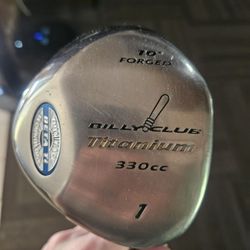 Billy Club 330cc 10 Degree Titanium  Driver