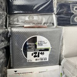 Drapery panels each pack $25 one in each pack plenty different colors