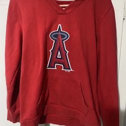 Angels baseball Hoodie angels Sweatshirt gear size MEDIUM