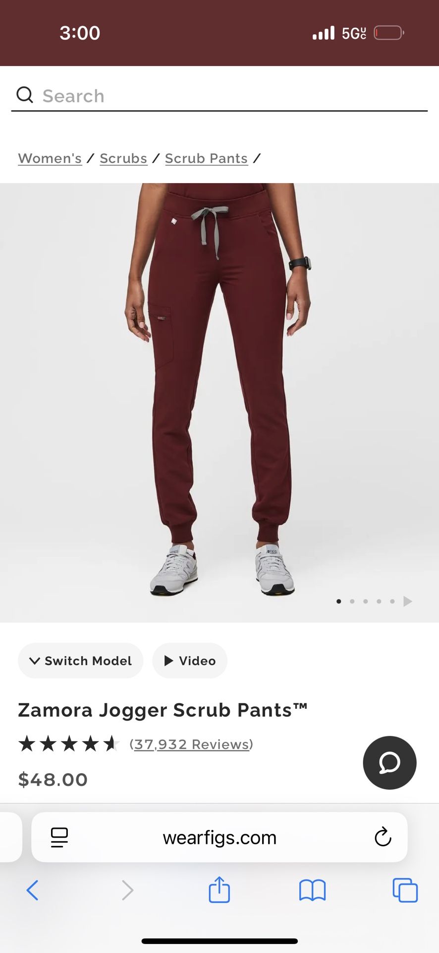 Figs Uniform Joggers Size medium