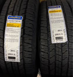 LT245/75R16 Goodyear Wrangler Workhorse HT Tires