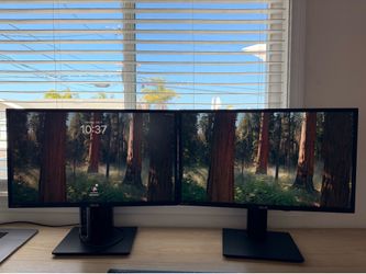 Asus 27” dual monitor setup