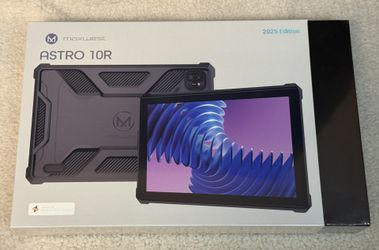 Maxwest Astro 10R Tablet 2025 Rugged Case Android 10.1” 4G LTE 64GB Black New