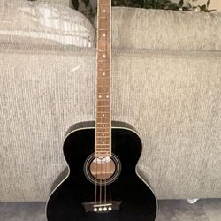 Dean EAB CBKCutaway Acoustic-Electric Bass guitar.
