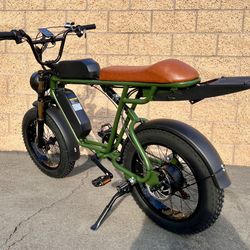 ✅ BRAND NEW - 750W Dual Battery/Dual Rider-Electric E-bike⚡️🚀⚡️33mph, 26ah, 80 Mile Range(Long Seat) W/FREE HEAVY DUTY CHAIN LOCK (4ft/10mm)