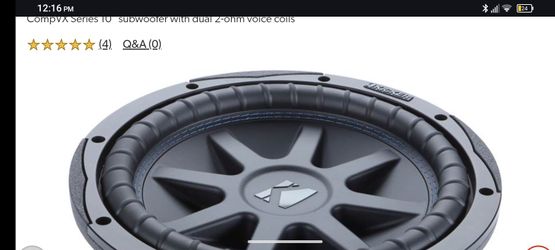 Two 12 inch kickers
